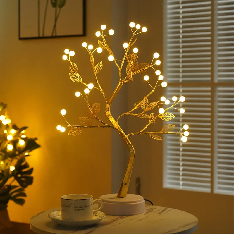Night Light Tabletop Tree Lamp